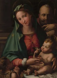 Vaga Prints: The Holy Family with the Infant Saint John the Baptist