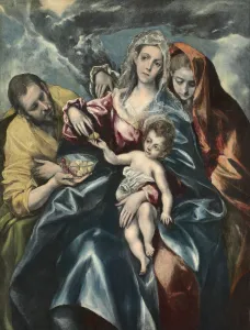 The Holy Family with Mary Magdalen, c. 1590-1595. Creator: El Greco (Spanish, 1541-1614) The Holy Family with Mary Magdalen, c. 1590-1595. Creator: El Greco (Spanish, 1541-1614)
