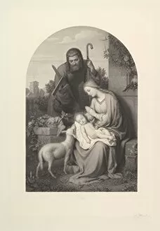 Josef Gallery: The Holy Family, mid 19th-19th century. Creator: Josef Kohlschein