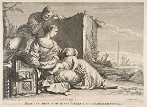 Laurent De La Hire Prints: Holy Family. n. d. Creator: Claude Cherpignon