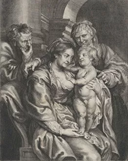 Du Pont Paul Gallery: Holy Family with Saint Anne, ca. 1620-70. ca. 1620-70. Creator: Paulus Pontius