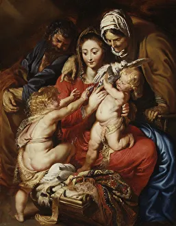 The Holy Family with Saint Elizabeth, Saint John, and a Dove, ca. 1608-9. Creator