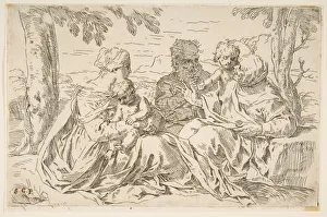 Holy Family with Saint Elizabeth and Saint John the Baptist, ca. 1639