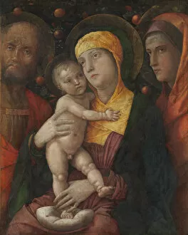 The Holy Family with Saint Mary Magdalen, ca. 1495-1500. Creator: Andrea Mantegna