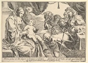 Holy Family with Saints, 1610-42. Creator: Pierre Brebiette