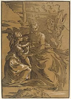 Antonio Da Trento Gallery: The Holy Family with Two Saints. Creator: Antonio da Trento