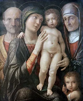 Nimbus Prints: Holy Family with St Elizabeth and St John the Baptist as a Child