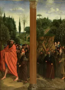Holy Prints: Holy Hermits and Holy Pilgrims, c1430s. Creator: Jan van Eyck