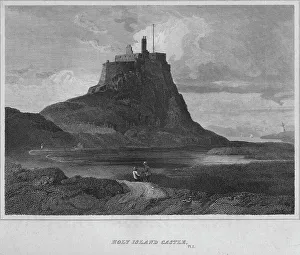 Holy Island Castle, 1814. Artist: John Greig