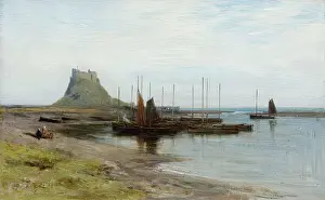 Reid George Prints: Holy Island Castle, 1880. Creator: George Reid