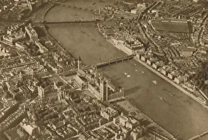 The Holy Isle of Thorney With Its Ancient Abbey As It Appears Today, c1935. Creator: Unknown The Holy Isle of Thorney With Its Ancient Abbey As It Appears Today, c1935. Creator: Unknown