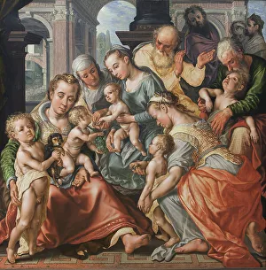 Relative Prints: The Holy Kinship, 1567. Creator: Joachim Beuckelaer