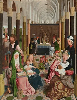 Relative Prints: The Holy Kinship, c.1495. Creator: Geertgen tot Sint Jans