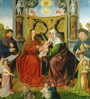 Devotion Prints: The Holy Kinship, c1520. Creator: Master of the Holy Blood