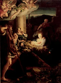 The Holy Night Prints: The Holy Night, 1527-1530. Artist: Correggio (1489-1534)