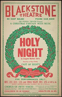 Holy Night, Chicago, 1937. Creator: Unknown