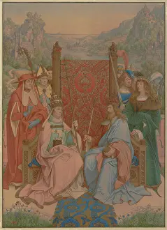 Power Prints: The Holy Roman Empire of the German Nation, 1864. Creator: Eduard von Steinle