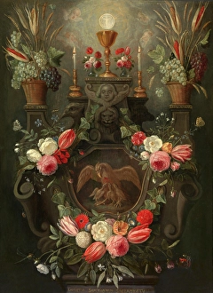 Candlestick Prints: The Holy Sacrament of the Altar. Creator: Nicolaes van Verendael