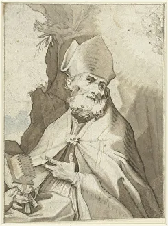 Gerard Ter Borch The Elder Prints: The Holy Severus, 1616-1624. Creator: Gerard ter Borch I