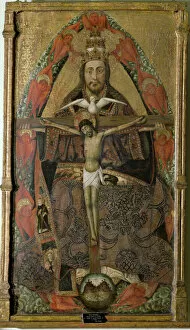 Gnadenstuhl Gallery: The Holy Trinity. Artist: Rexach, Juan (1415-1484)