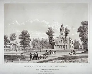 Greenwood Prints: Holy Trinity Church, Clapham, London, c1850. Artist: CJ Greenwood