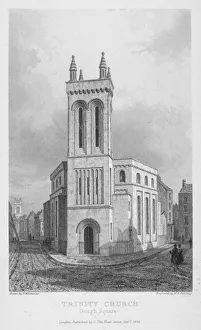Starling Prints: Holy Trinity Church, Gough Square, Great New Street, City of London, 1838. Artist