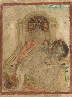 The Holy Trinity (Schr. 774a), 15th century. 15th century. Creator: Anon