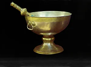 Ecclesiastical Prints: Holy water bowl; gift from Tsar Mikhail Feodorovich