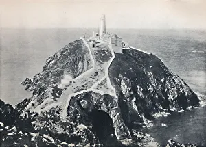 Round The Coast Prints: Holyhead - The South Stack, Lighthouse, 1895