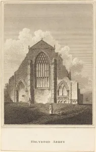Holyroodhouse Prints: Holyrood Abbey, 19th century. Creator: Unknown