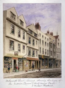 Th Shepherd Prints: Holywell Street, Westminster, London, c1853. Artist: Thomas Hosmer Shepherd