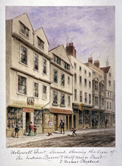 Th Shepherd Gallery: Holywell Street, Westminster, London, c1853. Artist: Thomas Hosmer Shepherd