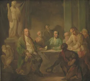 Lorentzen Christian August Prints: Homage to Benjamin Franklin, 1790-1799. Creator: Christian August Lorentzen