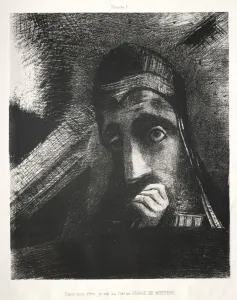 Odilon Redon French Prints: Homage to Goya, 1885. Creator: Odilon Redon (French, 1840-1916);Lemercier & Cie