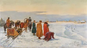 Feudal Prints: A Homage to the Monastery on the River Volga. Creator: Pavlov, Vasily Ivanovich (1861-?)