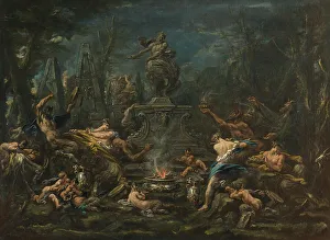Homage to Pluto, c1735-1739. Creator: Magnasco; Alessandro (1667-1749)