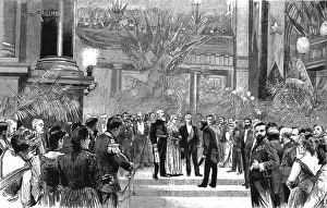 John Rowlands Prints: Homage to Stanley; Fete given in Honour of the Explorer at the Bourse