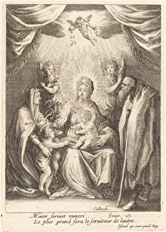 Elizabeth St Prints: The Homages of the Infant Saint John. Creator: Jacques Callot