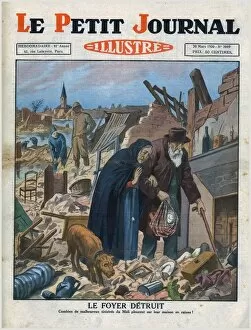 Petit Journal Collection: A home destroyed, 1930. Creator: Unknown