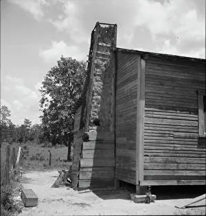 Mississippi United States Of America Prints: Home of family left stranded when the mill cut out Near Kiln
