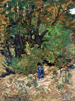 Henri Joseph Prints: At Home in the Forest, c1880. Artist: Henri-Joseph Harpignies