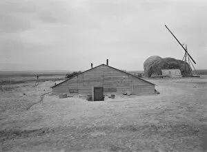 Dugout Gallery: Home of Free family who had lived in Beaver County... Dead Ox Flat, Malheur County, Oregon, 1939