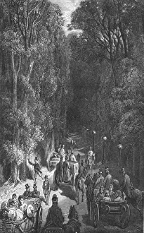 Blanchard Jerrold Prints: Home - from Holland House, 1872. Creator: Gustave Doré