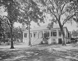 Shaded Prints: Home of Jefferson Davis, Beauvoir, Louisiana, c1897. Creator: Unknown