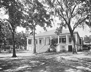 Home of Jefferson Davis, Biloxi, Mississippi, USA, c1900. Creator: Unknown
