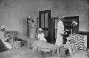 Booker T Prints: Home-made furniture, 1904. Creator: Frances Benjamin Johnston