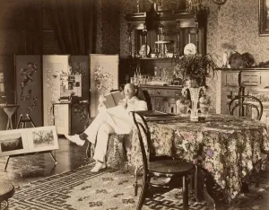 Home from the Orient, 1880s-90s. Creator: Unknown