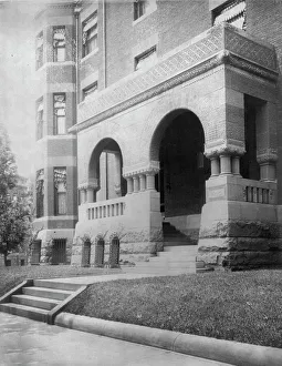 Cyanotypes 1900 Gmgpc Prints: Home of Phoebe Apperson Hearst (widow of George Hearst) at 1400 New Hampshire Ave