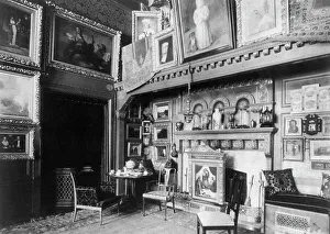 Cyanotypes 1900 Gmgpc Prints: Home of Phoebe Apperson Hearst (widow of George Hearst) at 1400 New Hampshire Ave