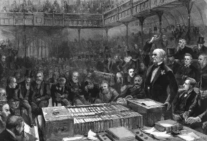Opposing Prints: The Home Rule debate in the House of Commons - Mr Gladstone's peroration